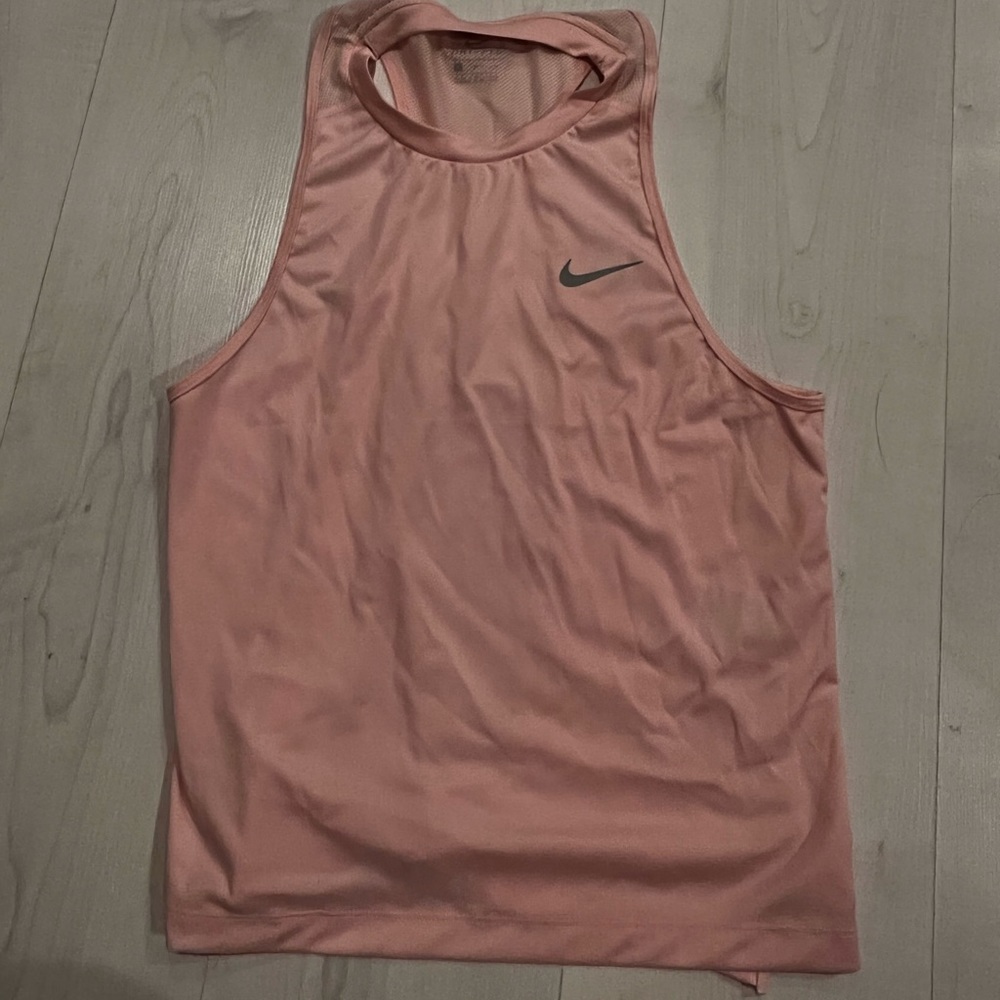 Baby pink Nike tank top